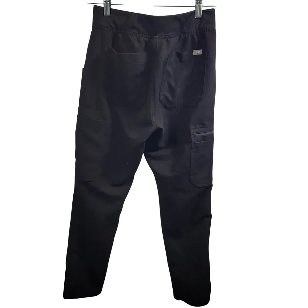 Figs Women's Black Cargo Style Pants Size XS 31826-1310